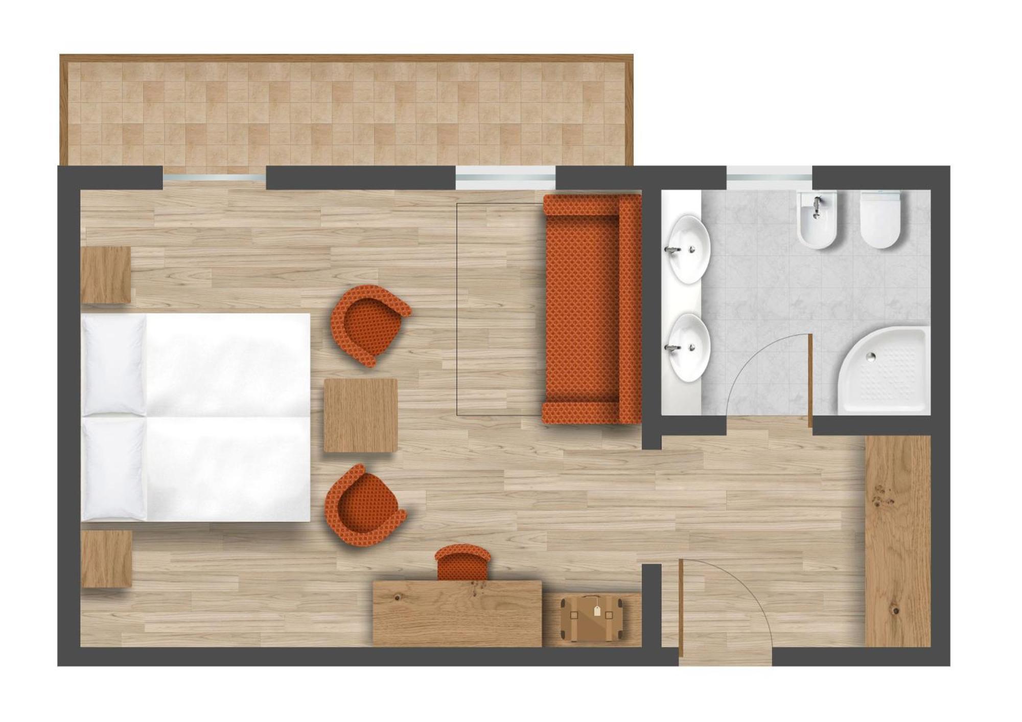 Hotel Villa Eden Corvara In Badia Habitación foto